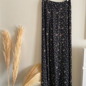 Flowy floral pants